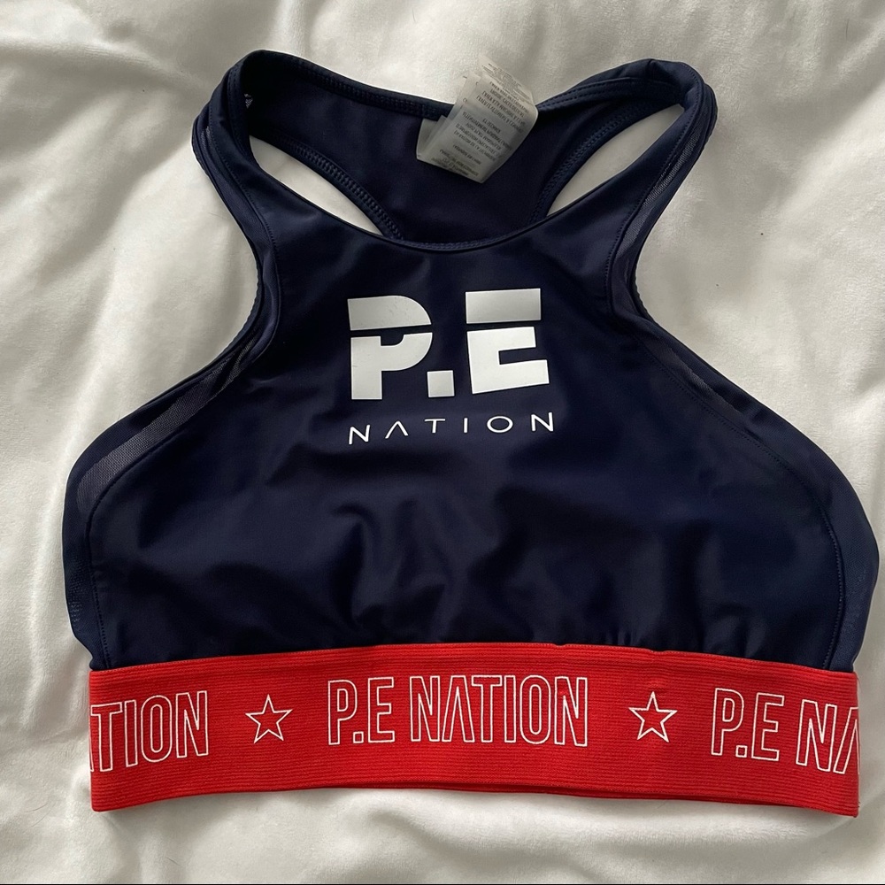P.E Nation high neck bra